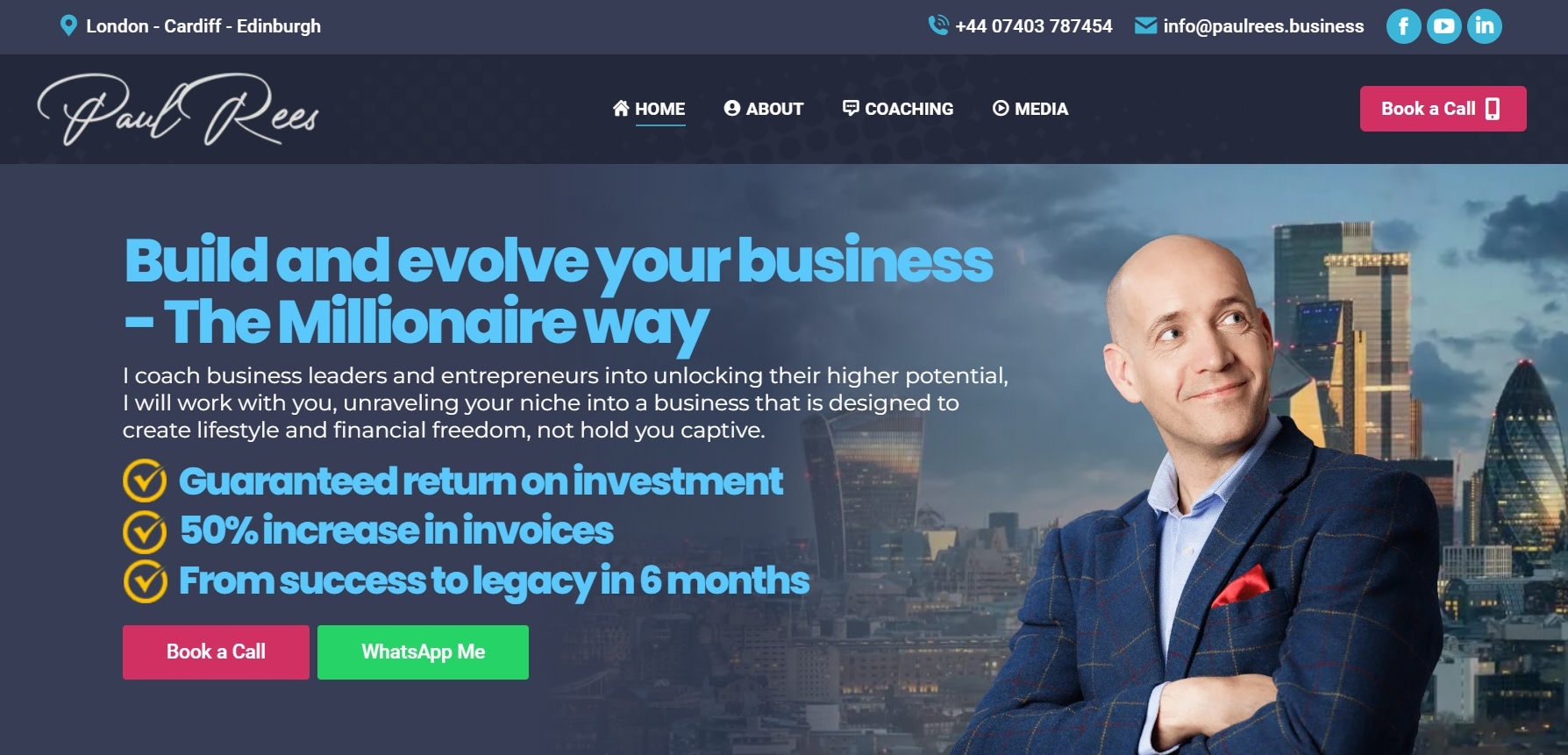 Paul Rees - Business Coach - London - Cardiff
